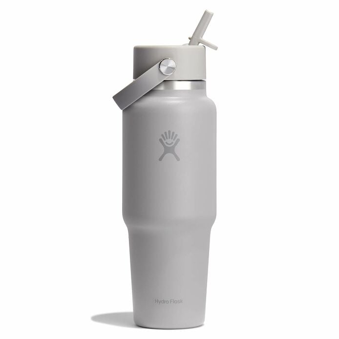 32 oz Wide Mouth Travel Bottle with Flex Straw Cap