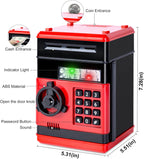 Refasy Piggy Bank Cash Coin Can ATM Bank Electronic Coin Money Bank for Kids-Hot Gift