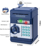 Refasy Piggy Bank Cash Coin Can ATM Bank Electronic Coin Money Bank for Kids-Hot Gift