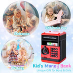 Refasy Piggy Bank Cash Coin Can ATM Bank Electronic Coin Money Bank for Kids-Hot Gift