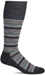 Women's Full Array | Moderate Graduated Compression Socks | Wide Calf Fit