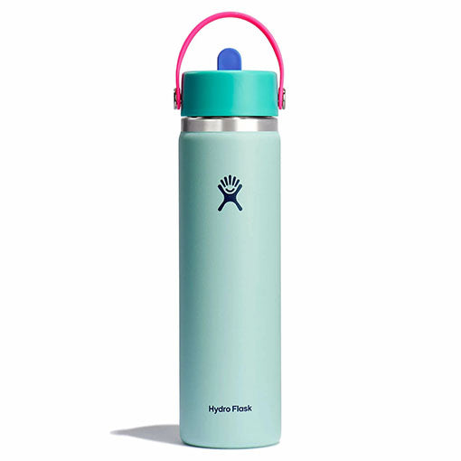 24 oz Wide Mouth with Flex Straw Cap - Jelly Pink - Limited Edition