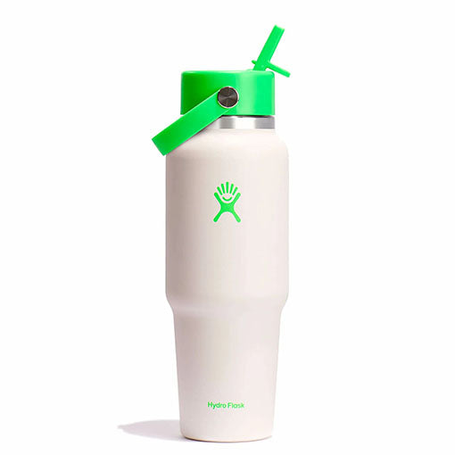32 oz Wide Mouth Travel Bottle with Flex Straw Cap - Phantom