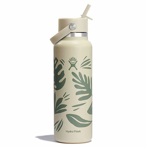 40 oz Wide Mouth with Flex Straw Cap - Tonal Trillium