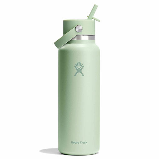 40 oz Wide Mouth with Flex Straw Cap - Botanical Bliss Coconut