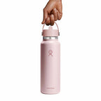 40 oz Wide Mouth with Flex Straw Cap - Tonal Trillium