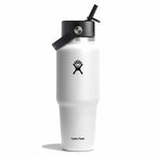 32 oz Wide Mouth Travel Bottle with Flex Straw Cap - Phantom