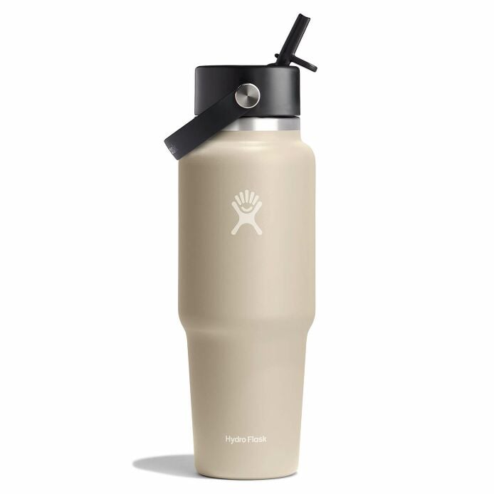 32 oz Wide Mouth Travel Bottle with Flex Straw Cap - Phantom