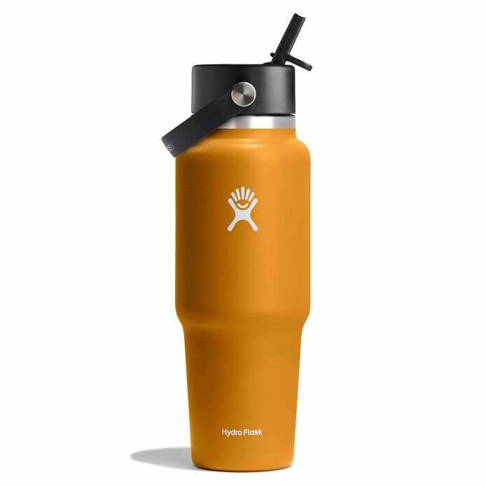 32 oz Wide Mouth Travel Bottle with Flex Straw Cap - Phantom