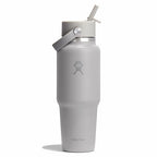 32 oz Wide Mouth Travel Bottle with Flex Straw Cap + Straw Cleaning Set