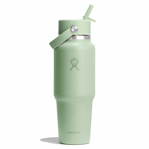 32 oz Wide Mouth Travel Bottle with Flex Straw Cap - Phantom
