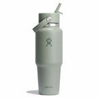 32 oz Wide Mouth Travel Bottle with Flex Straw Cap - Phantom