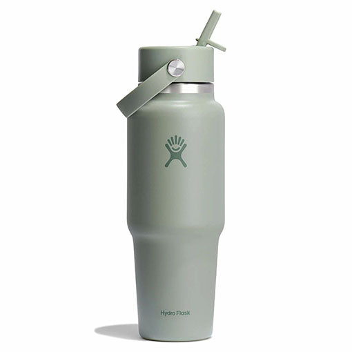 32 oz Wide Mouth Travel Bottle with Flex Straw Cap - Phantom