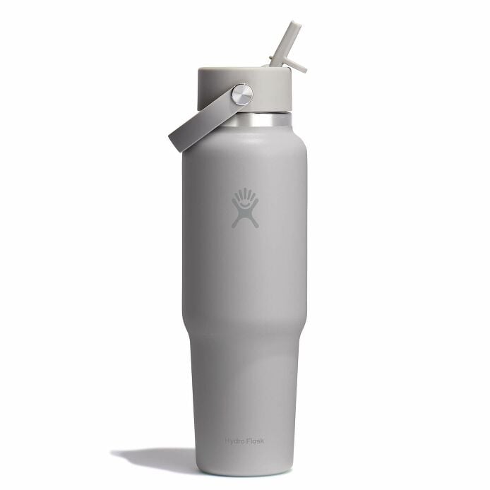 40 oz Wide Mouth Travel Bottle with Flex Straw Cap