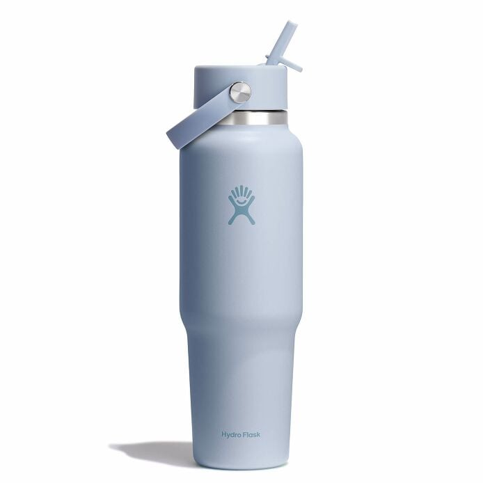 40 oz Wide Mouth Travel Bottle with Flex Straw Cap